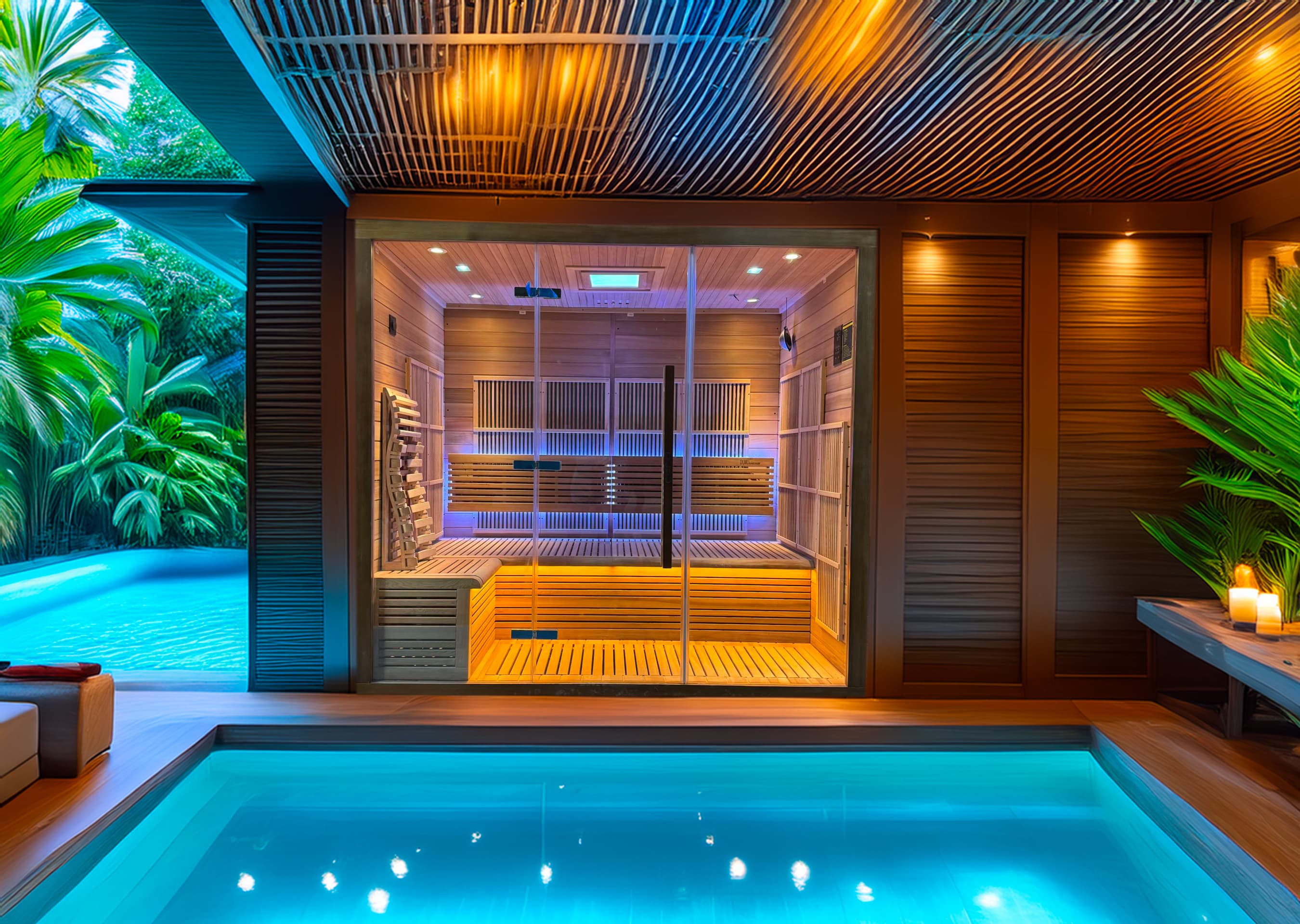 Luxury Infrared Sauna View 1